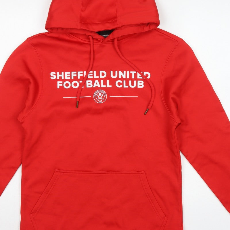 Sheffield United Men’s Red Small Pullover Football Hoodie