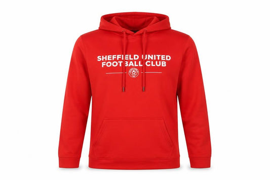 Sheffield United Men’s Red Small Pullover Football Hoodie