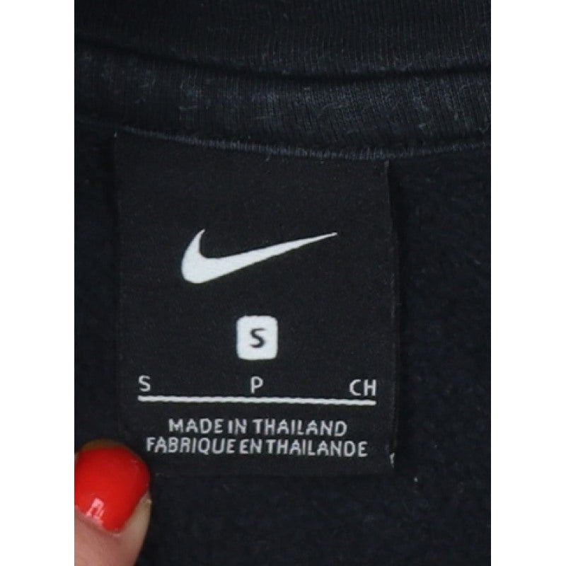Nike Men's Black Small Pullover Hoodie Swoosh Logo Kangaroo Pocket