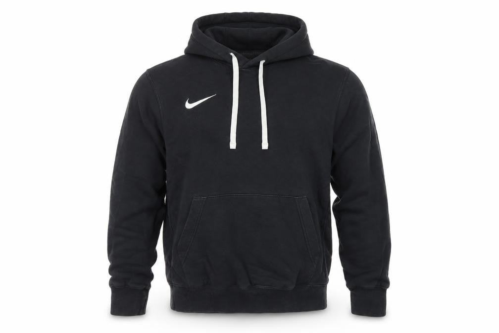 Nike Men's Black Small Pullover Hoodie Swoosh Logo Kangaroo Pocket