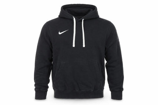 Nike Men's Black Small Pullover Hoodie Swoosh Logo Kangaroo Pocket