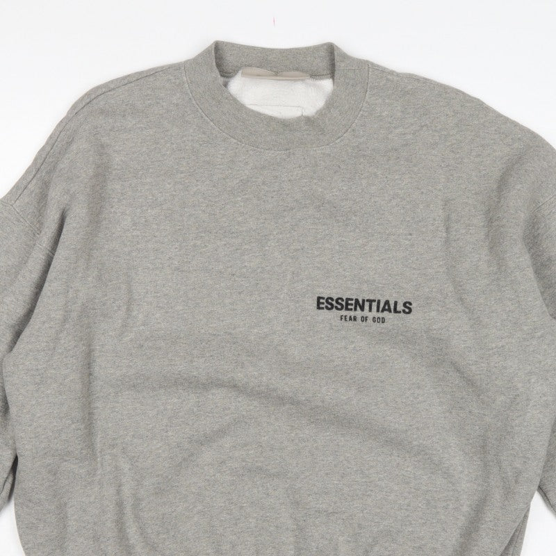 Essentials Fear of God Men’s Grey S Oversized Logo Sweatshirt