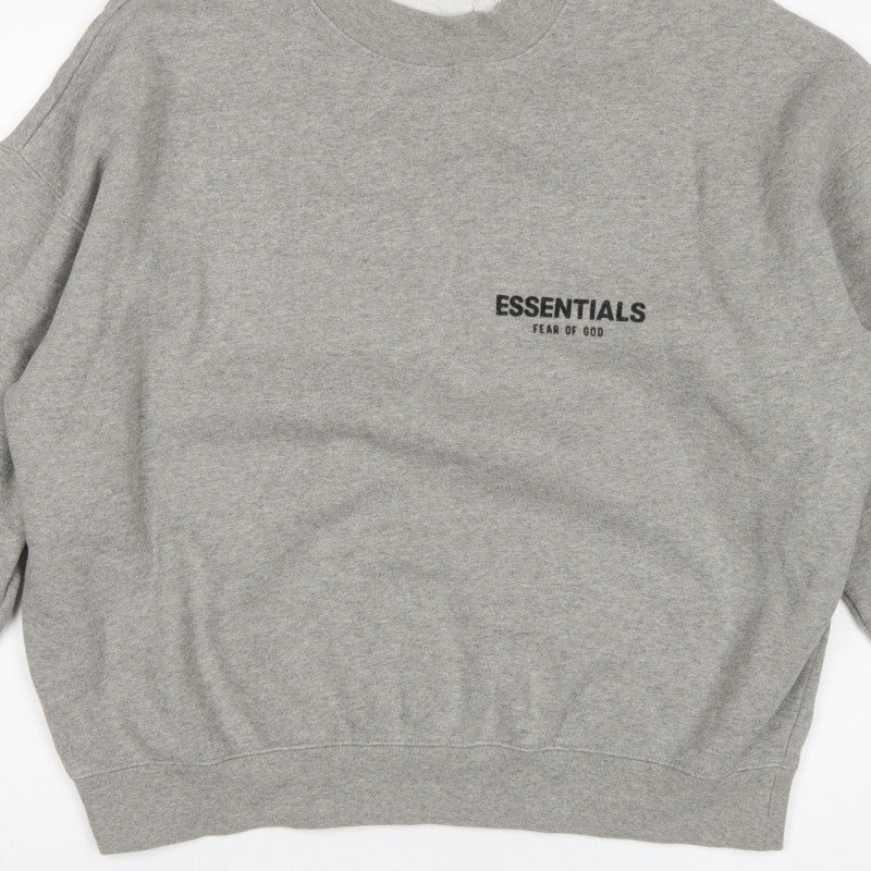 Essentials Fear of God Men’s Grey S Oversized Logo Sweatshirt