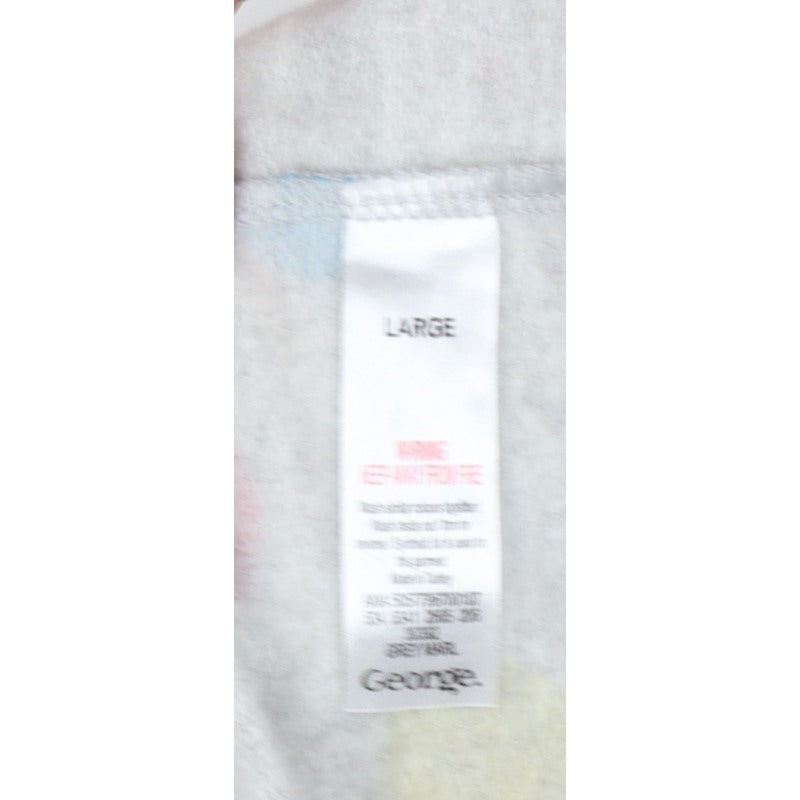 George Teens Grey Multicoloured Polka Dot Pudsey Hoodie L