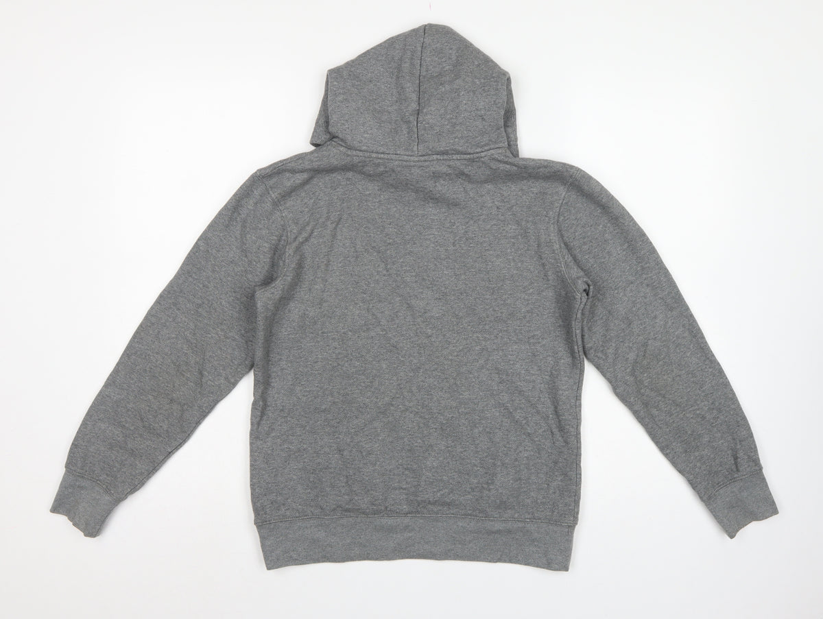 Jordan Boys Grey Pullover Hoodie 12-13 Years Logo Fleece