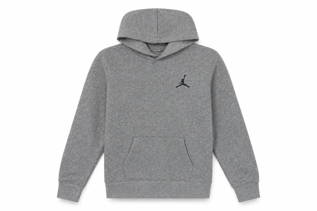 Jordan Boys Grey Pullover Hoodie 12-13 Years Logo Fleece