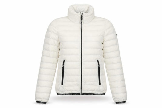 Superdry Women White UK 8 Altitude Puffer Jacket Quilted Zip