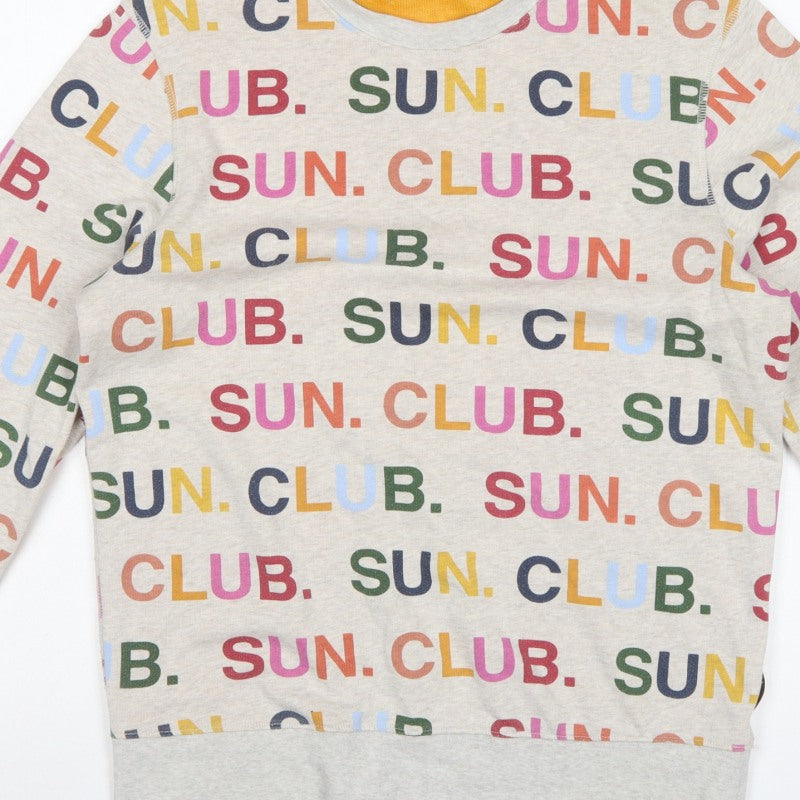Scotch & Soda Teens Grey Multicoloured Sun Club Print Sweatshirt M