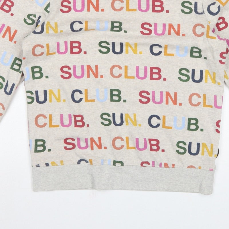 Scotch & Soda Teens Grey Multicoloured Sun Club Print Sweatshirt M