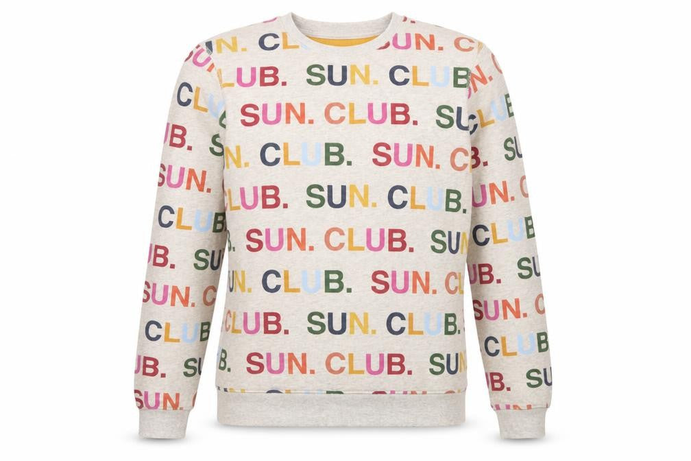 Scotch & Soda Teens Grey Multicoloured Sun Club Print Sweatshirt M