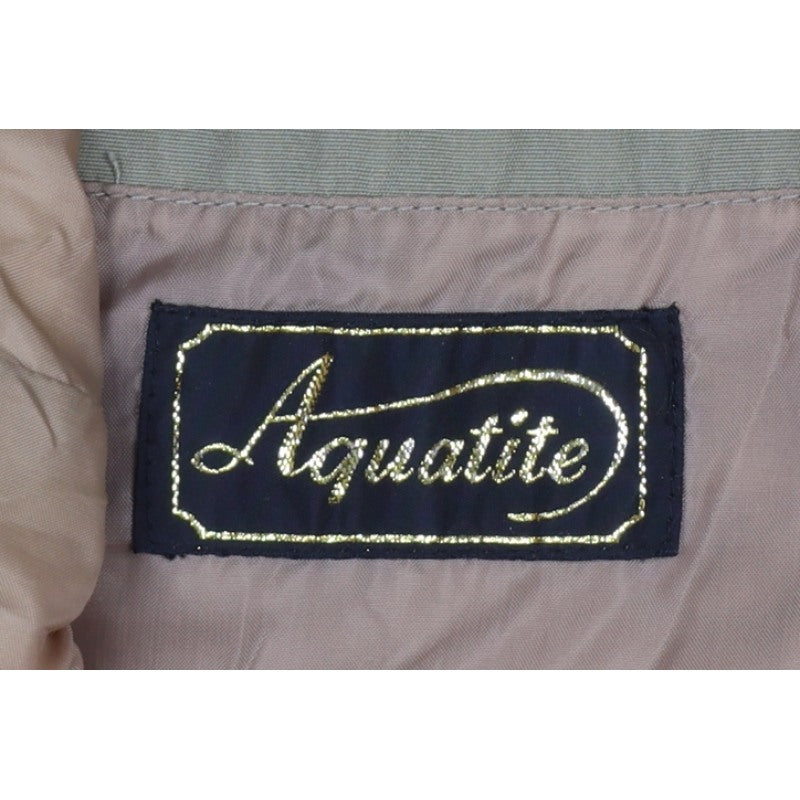 Aquatic Men’s Green L Padded Parka Jacket Full Zip