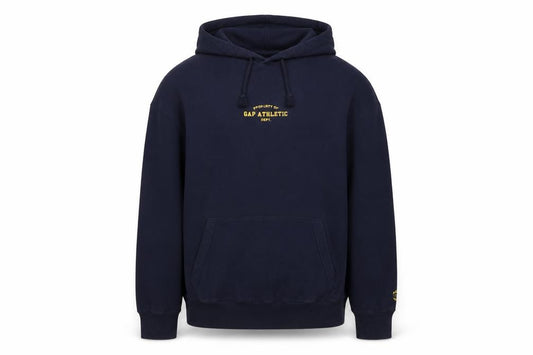 GAP Men’s Blue S Pullover Hoodie Gap Athletic Logo Fleece