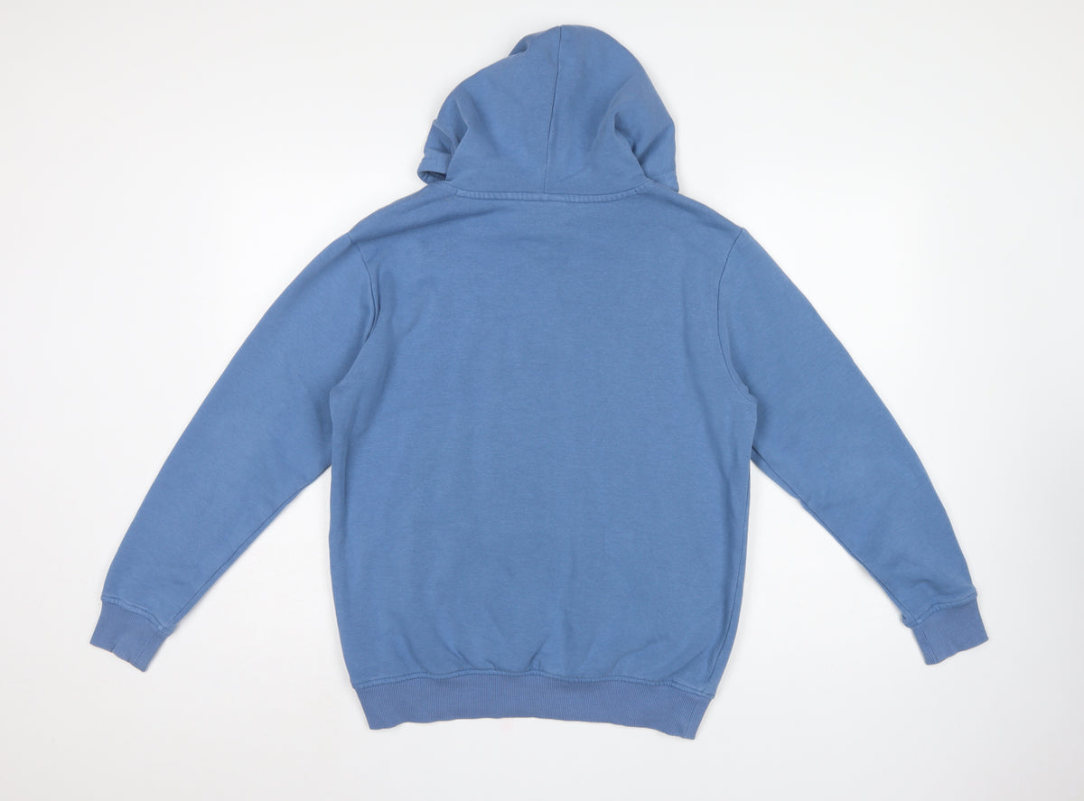 Skechers Men’s Blue M Pullover Hoodie Logo Graphic Pocket