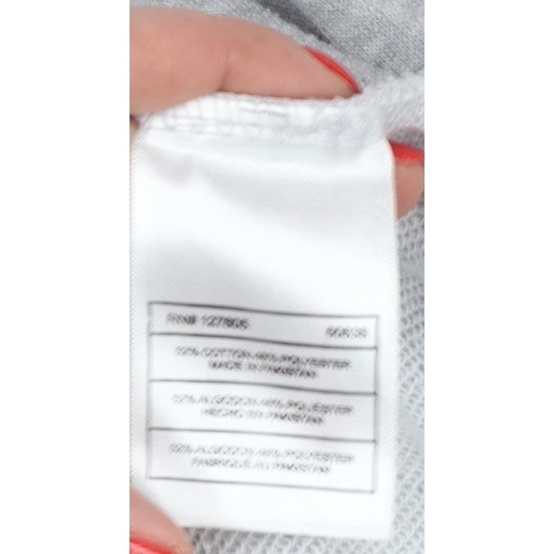 Reebok Girls Grey 13-14 Years Pullover Hoodie Neon Logo