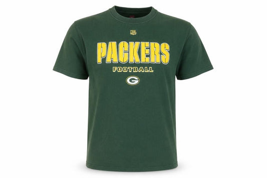 NFL Green Bay Packers Men's Green L Graphic Print Cotton T-Shirt