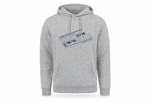 Manchester City Men’s Grey L Pullover Hoodie 2018/19 Champions Graphic