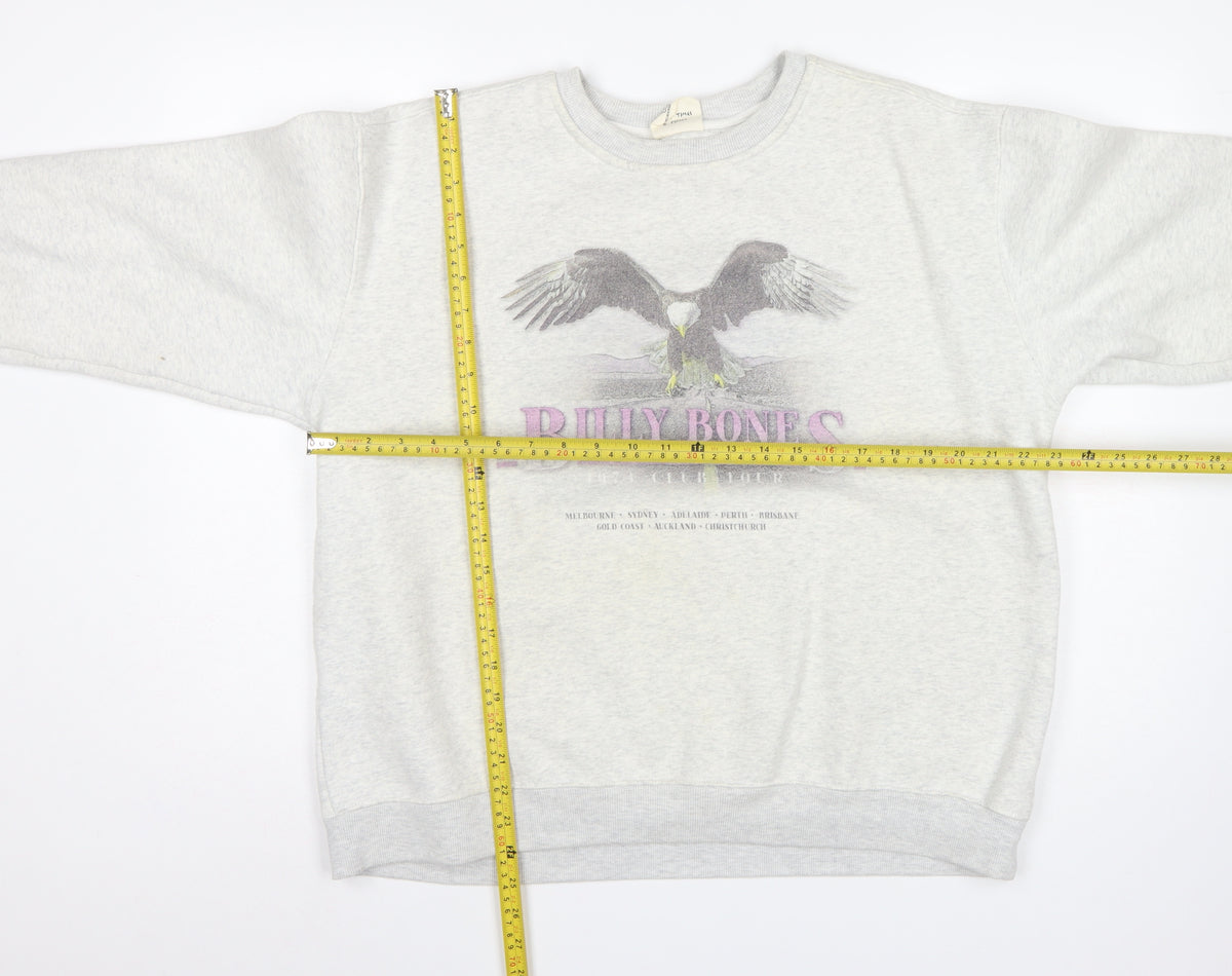 Billy Bones Club Women’s Grey XL Eagle Graphic Pullover Sweatshirt