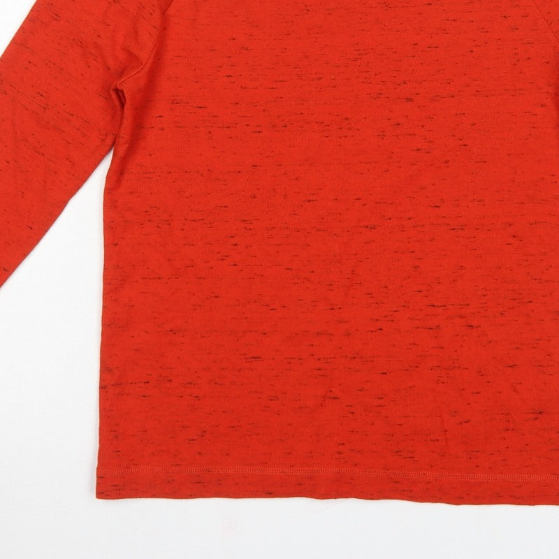 Jaeger Women’s Red S Basic Long Sleeve Raglan Jersey T-Shirt