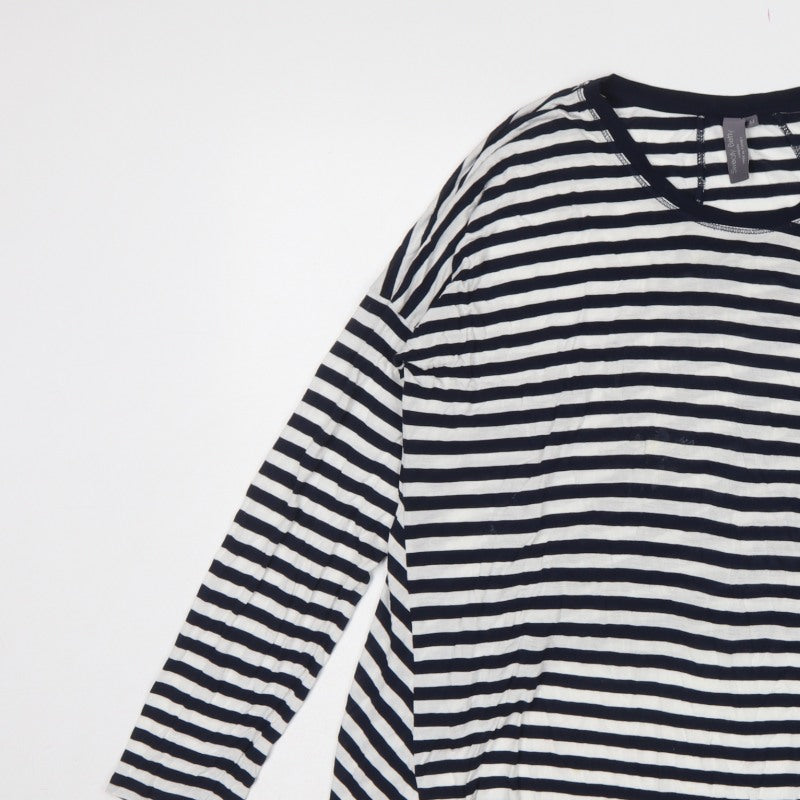 Sweaty Betty Women Multicoloured M Striped Long Sleeve Basic T-Shirt