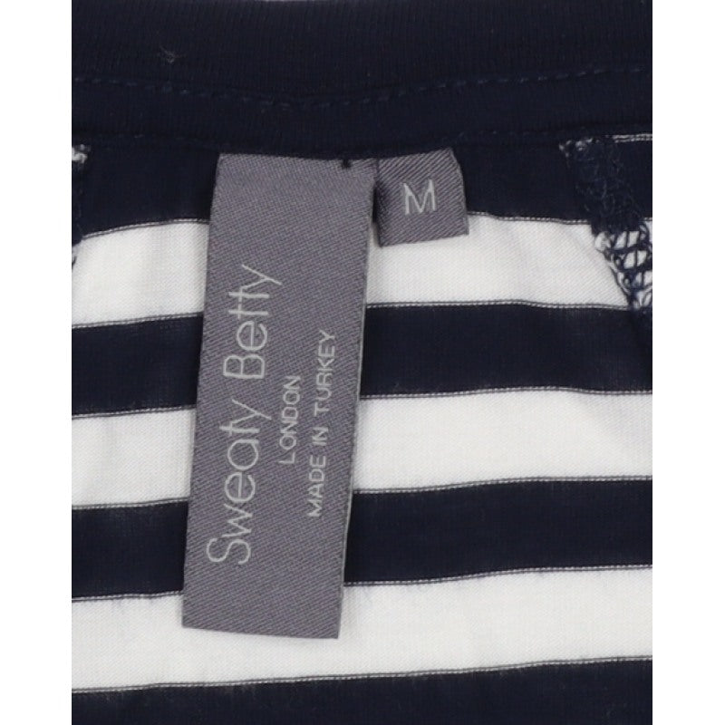 Sweaty Betty Women Multicoloured M Striped Long Sleeve Basic T-Shirt