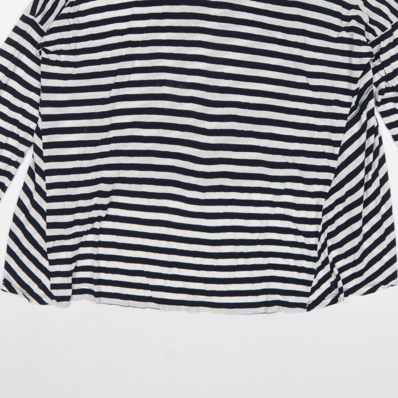 Sweaty Betty Women Multicoloured M Striped Long Sleeve Basic T-Shirt
