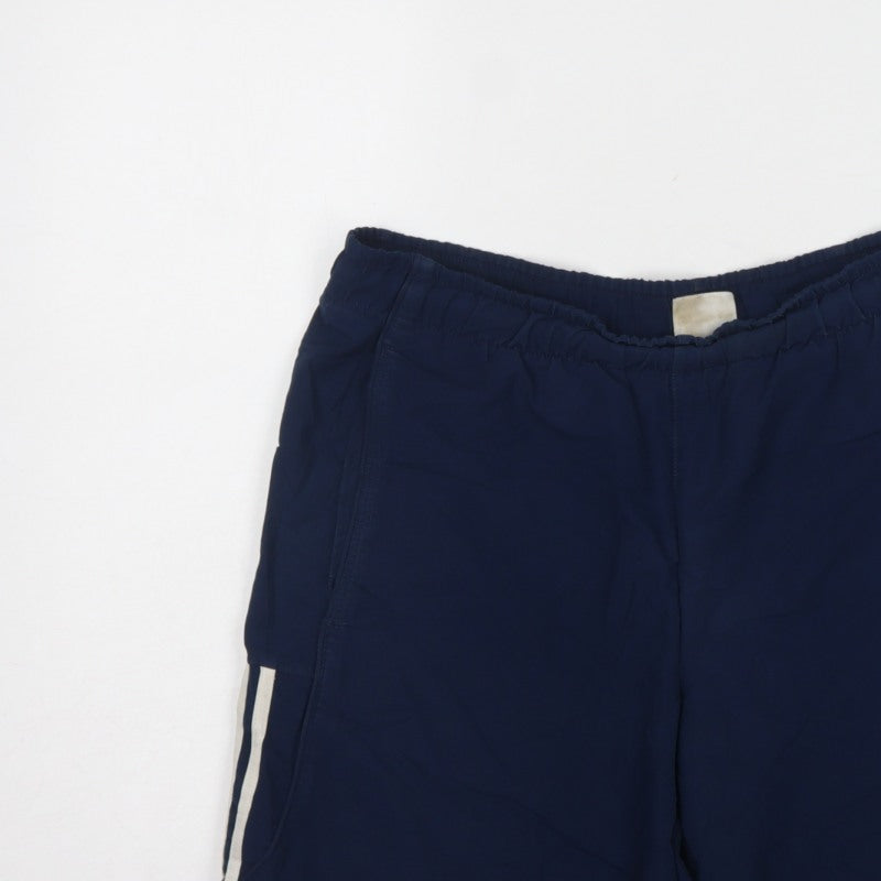 Adidas Men Blue M Athletic Training Shorts 3 Stripe Pockets