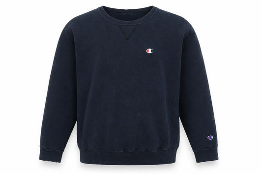Champion Men’s Blue XL Logo Crew Neck Pullover Sweatshirt Vintage