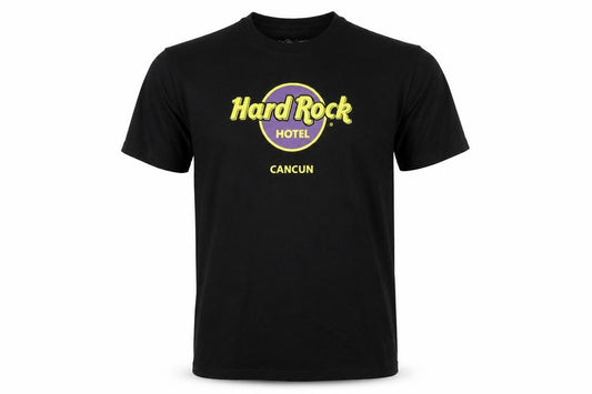 Hard Rock Hotel Cancun Men’s Black XL Graphic Logo Band T-Shirt