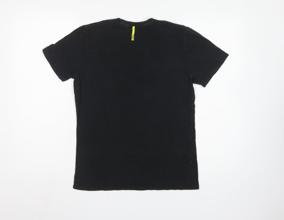 Mavic Unisex Adults Black M Basic Crew Neck Cycling Graphic T-Shirt