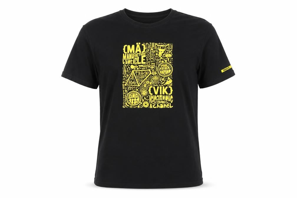 Mavic Unisex Adults Black M Basic Crew Neck Cycling Graphic T-Shirt