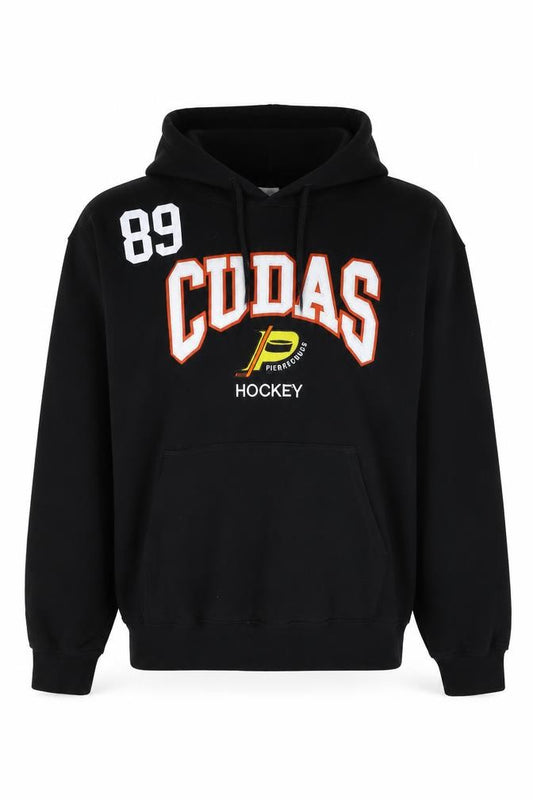 ATC Men’s Black M Cubs Hockey Graphic Print Pullover Hoodie