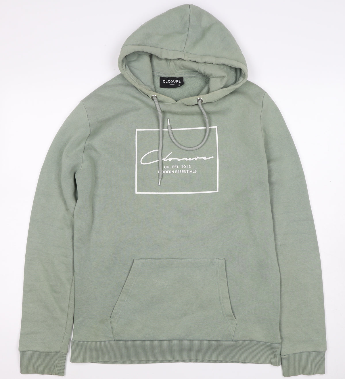 Closure London Men’s Green M Pullover Graphic Logo Hoodie