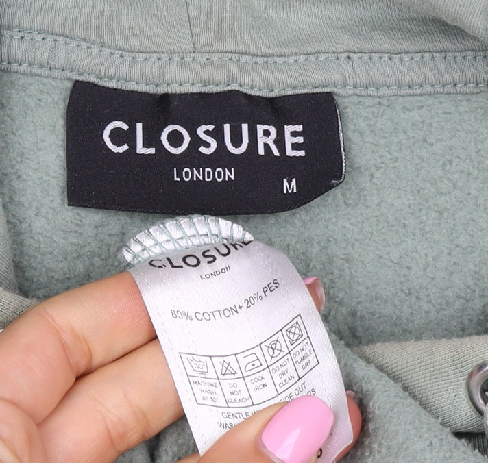 Closure London Men’s Green M Pullover Graphic Logo Hoodie