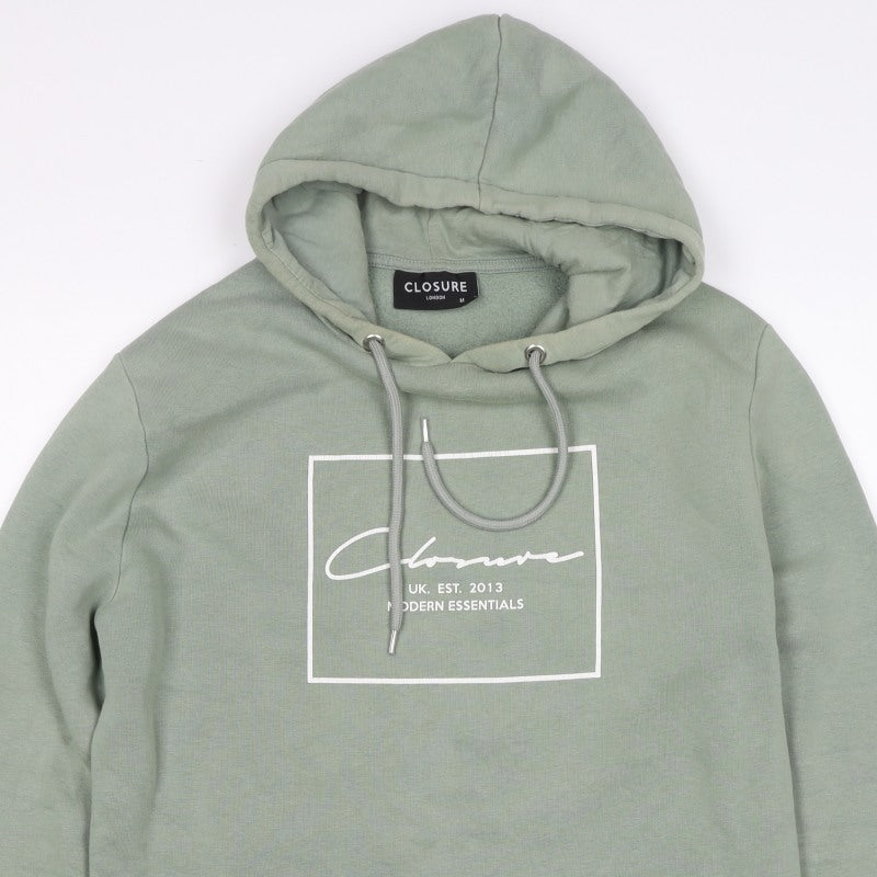 Closure London Men’s Green M Pullover Graphic Logo Hoodie