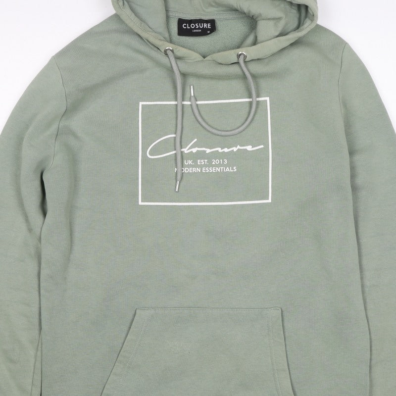Closure London Men’s Green M Pullover Graphic Logo Hoodie