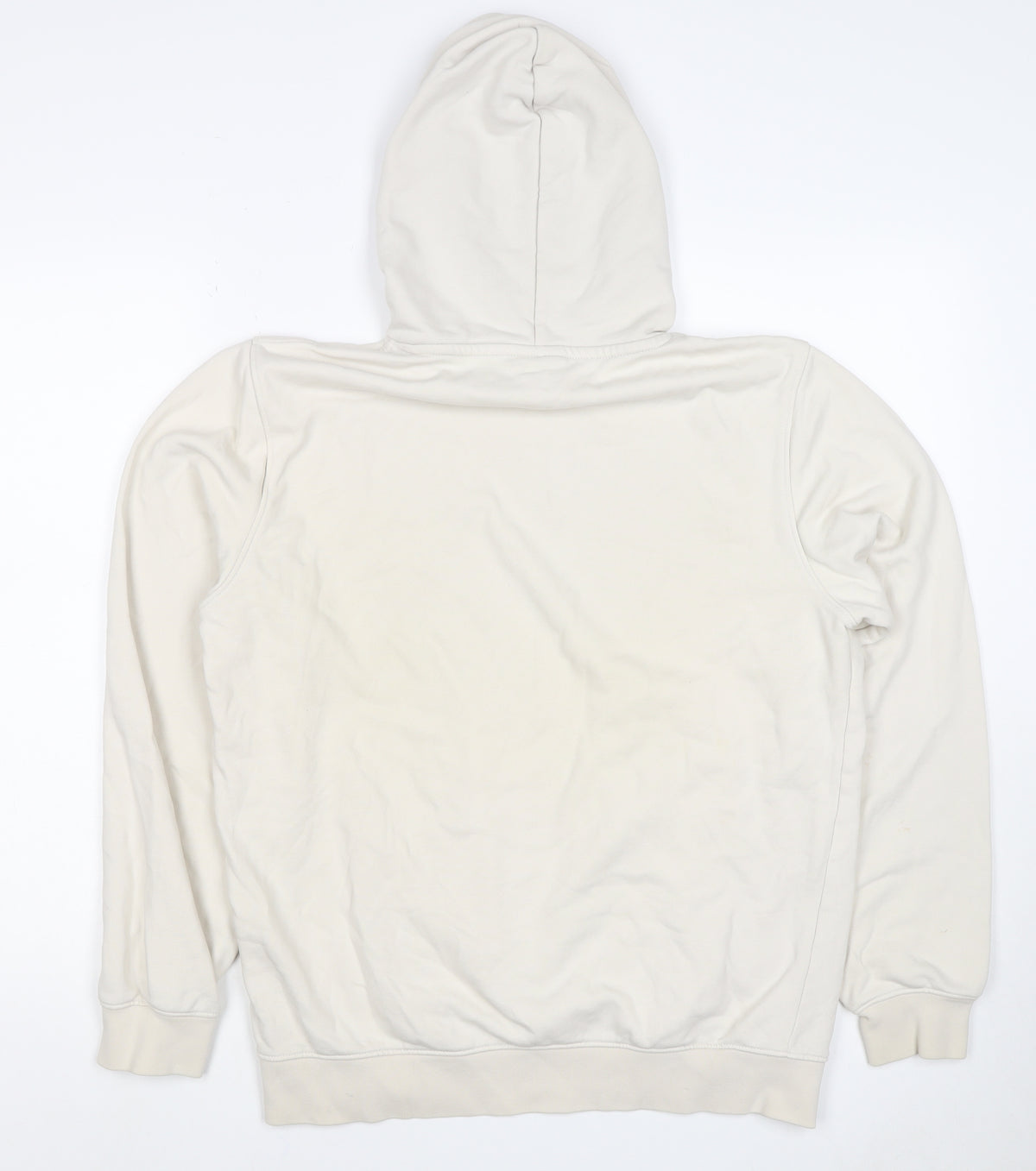 Champion Women’s Ivory Large Logo Pullover Hoodie Fleece