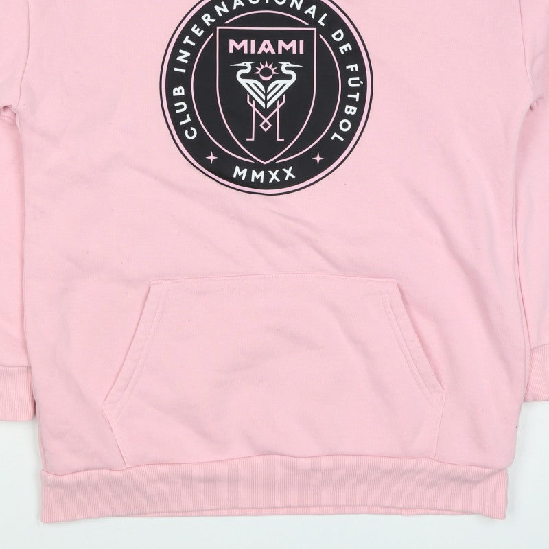 MLS Inter Miami Boys Pink 12-13 Years Pullover Graphic Print Hoodie