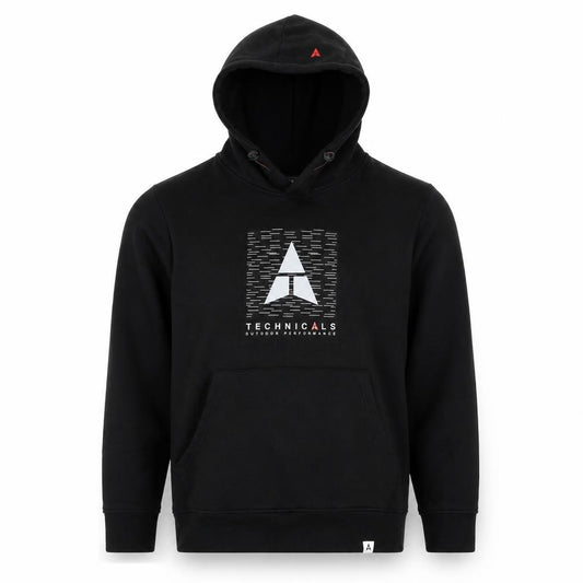 Technicals Men’s Black S Pullover Hoodie Graphic Outdoor Performance
