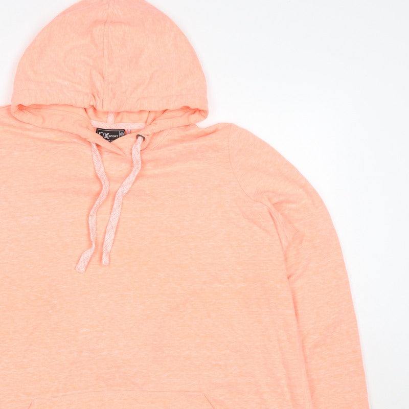 Next Women Orange UK 20 Pullover Hoodie Drawstring Pockets