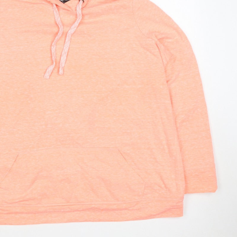 Next Women Orange UK 20 Pullover Hoodie Drawstring Pockets