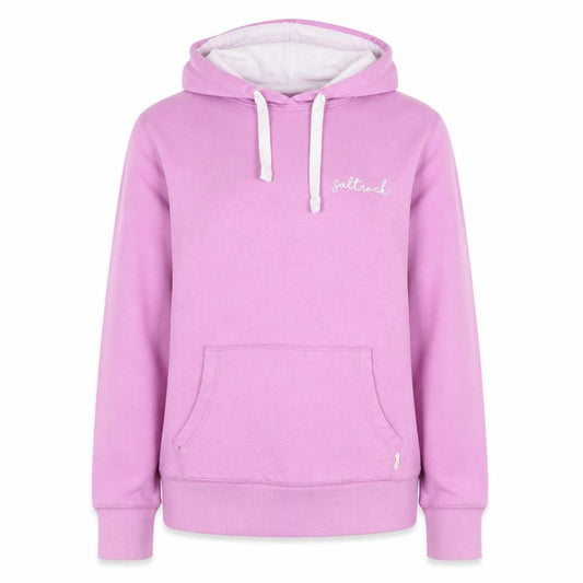 Saltrock Women Pink Size 12 Pullover Hoodie Logo Cotton Blend