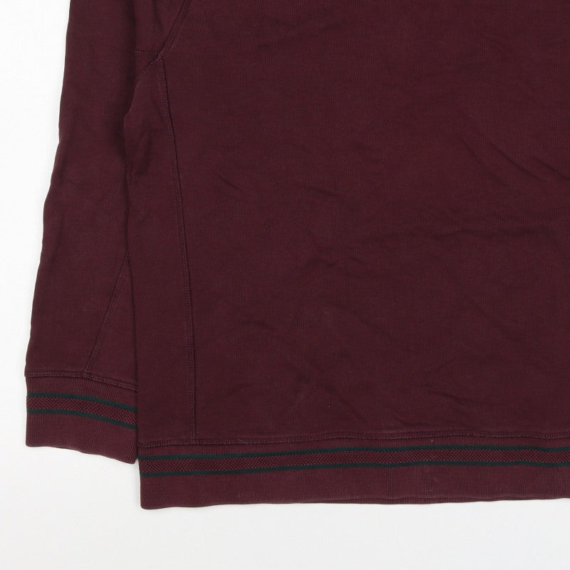 Mr P. Men’s Red XL Crew Neck Pullover Cotton Sweatshirt