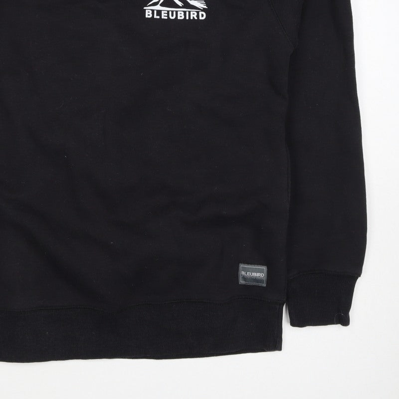 Bleubird Men’s Black S Pullover Sweatshirt Val d’Isere Ski Graphic Logo