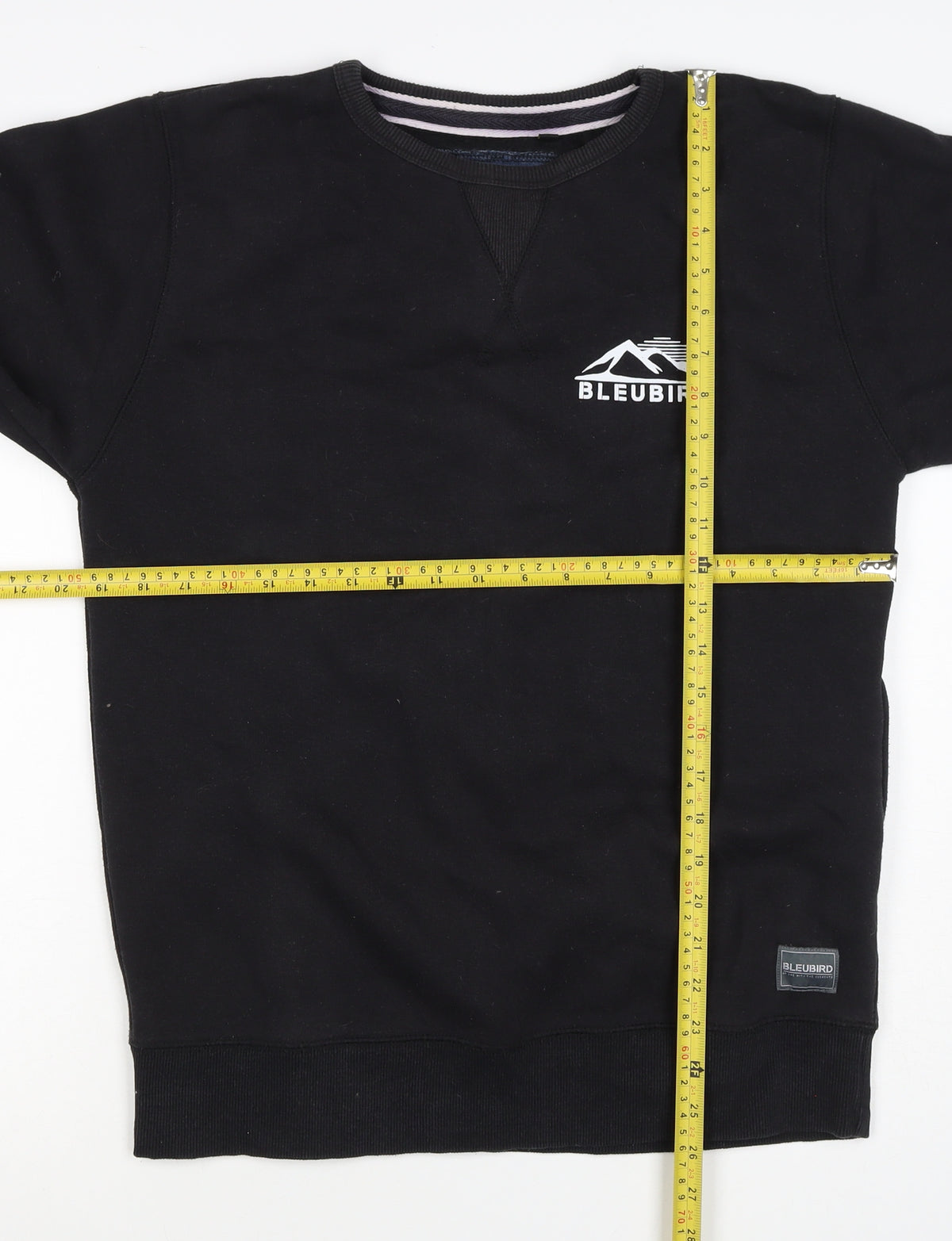 Bleubird Men’s Black S Pullover Sweatshirt Val d’Isere Ski Graphic Logo