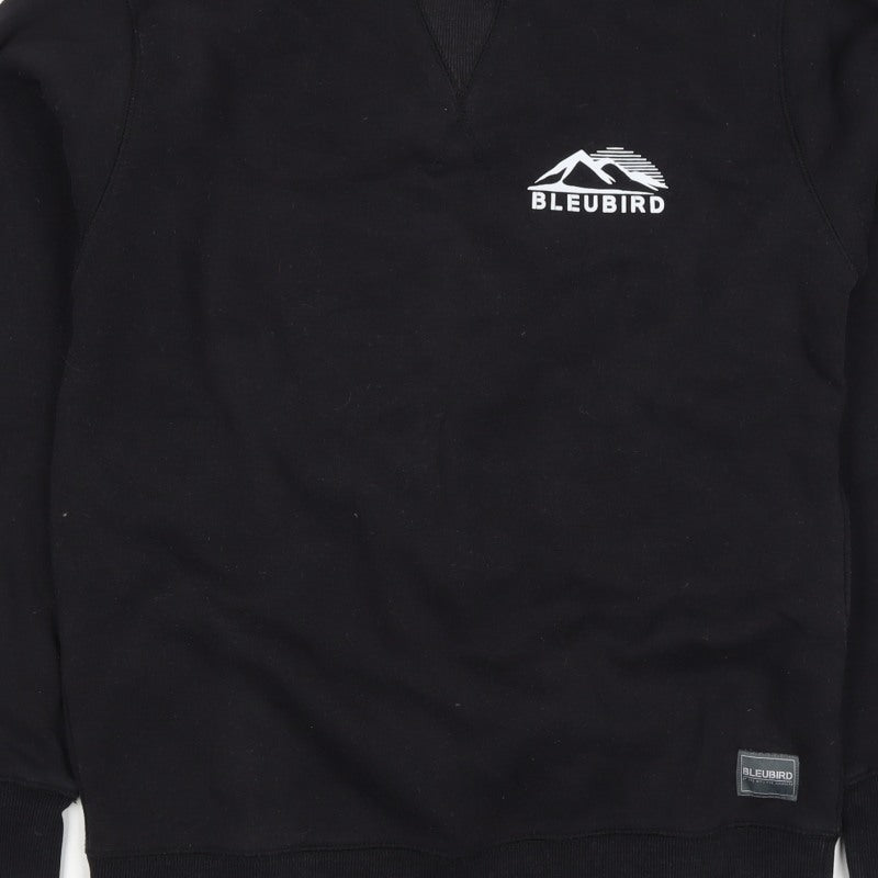 Bleubird Men’s Black S Pullover Sweatshirt Val d’Isere Ski Graphic Logo