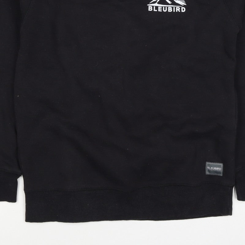 Bleubird Men’s Black S Pullover Sweatshirt Val d’Isere Ski Graphic Logo