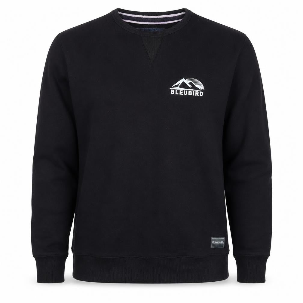 Bleubird Men’s Black S Pullover Sweatshirt Val d’Isere Ski Graphic Logo