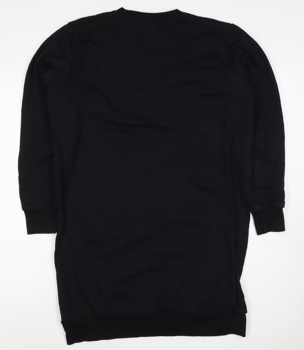 Paul Smith Womens Black M Longline Zebra Embroidered Tunic Sweatshirt