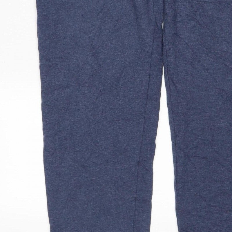 Marks and Spencer Mens Blue XL Short Jogger Drawstring Trousers