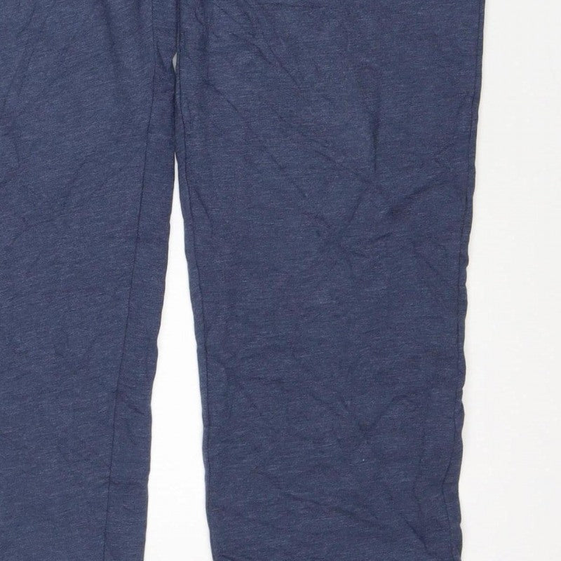 Marks and Spencer Mens Blue XL Short Jogger Drawstring Trousers